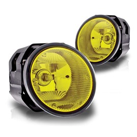 Winjet Compatible with Nissan [2000-2001 Maxima] [2000-2003 Sentra] [2001-2004 Frontier] [2002-2004 Xterra] Driving Fog Lights + Switch + Wiring Kit (Yellow)