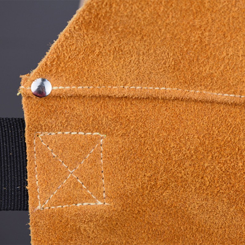 Thickened Anti Scald Apron with Pockets Electrician Woodworking Wear Resistant