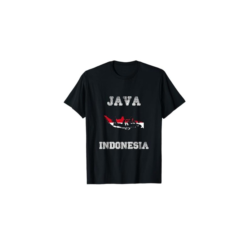 Indonesia Distressed Flag Java Pride T-Shirt