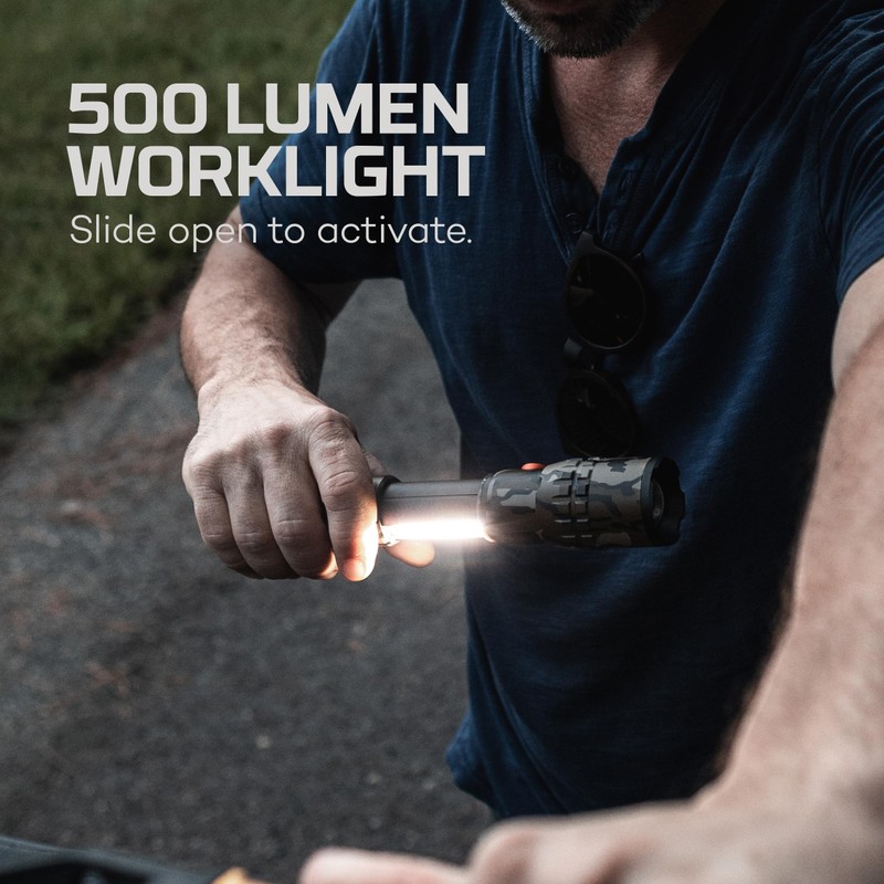 NEBO SLYDE KING Flashlight | High Lumens, Rechargeable COB Work