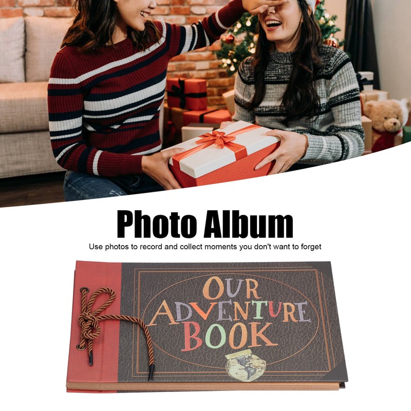 Photo Album DIY Retro Style Tether Loose Leaf Picture Album