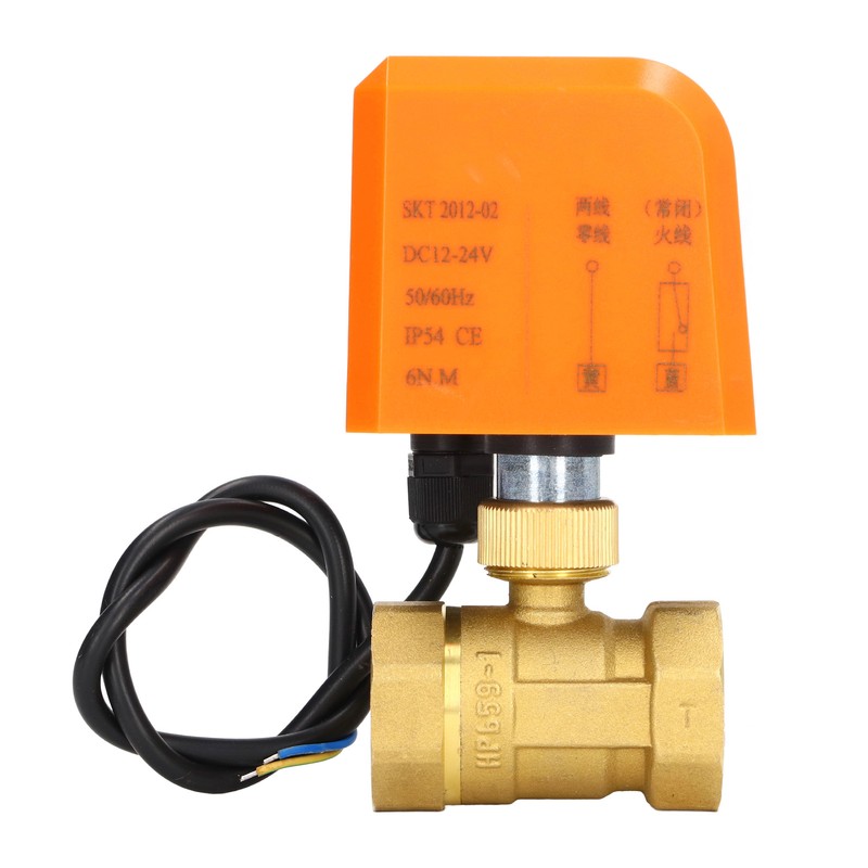 DN25 2 Way 2 Wire Electric Ball Valve Normally Closed