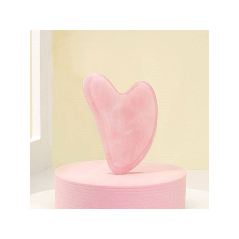 갈사 로즈쿼츠 지압봉 지압 하트 괄사 마사지 얼굴 Gua Sha