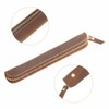 Leather Pencil Case, Retro Pencil Case, Portable Pen Case with
