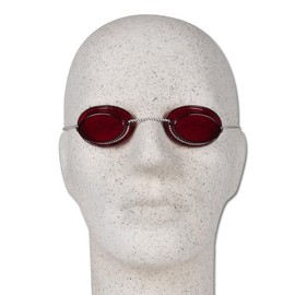 Art of Sun Art of Sun Solarium Schutzbrille rot UV Brille Solariumbrille mit Gummizug, 600015-rot