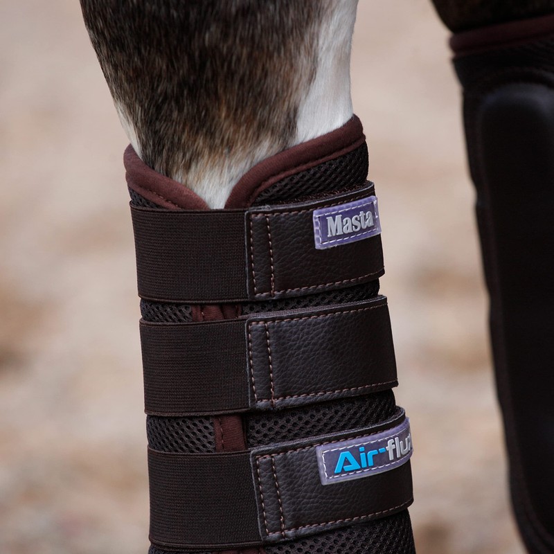 Masta Air-Flux Horse Brushing Boots - Training Neoprene Protective Wrap