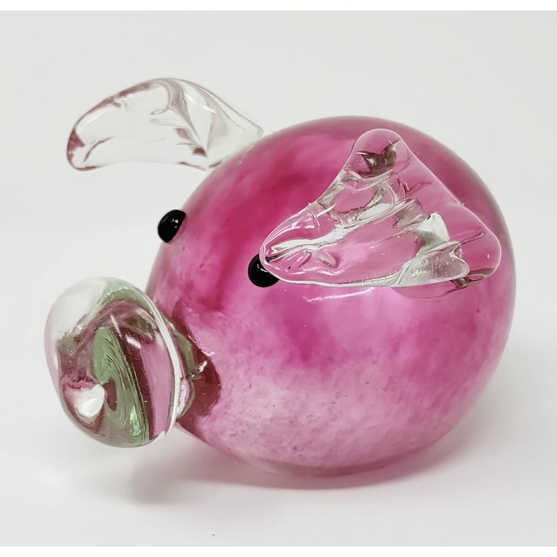 JRose Collections Coloured Pig Glass Ornament Home Decoration JR1499