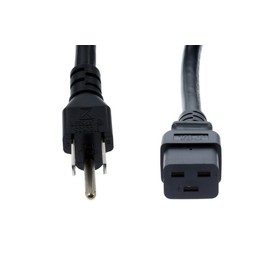 CablesAndKits Heavy Duty C19 to NEMA 5-15P AC Power Cord, (Compatible with Cisco P/N CAB-US515P-C19-US=), 15A/125V, 14 AWG, 5-15P to C19, (NEMA 5-15P to IEC-60320-C19) 15 ft, C19 Power Cord