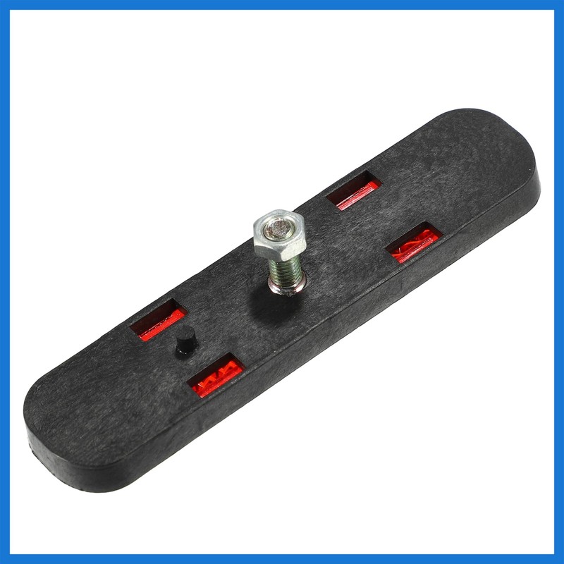 VekAuto Universal Reflector Motorcycle Safety Spoke Reflective w/Screw Red Auto