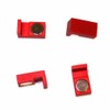CWZ (Red) Magnetic Parallel Keepers Holders. Dual Magnets! Vise,CNC, Kurt
