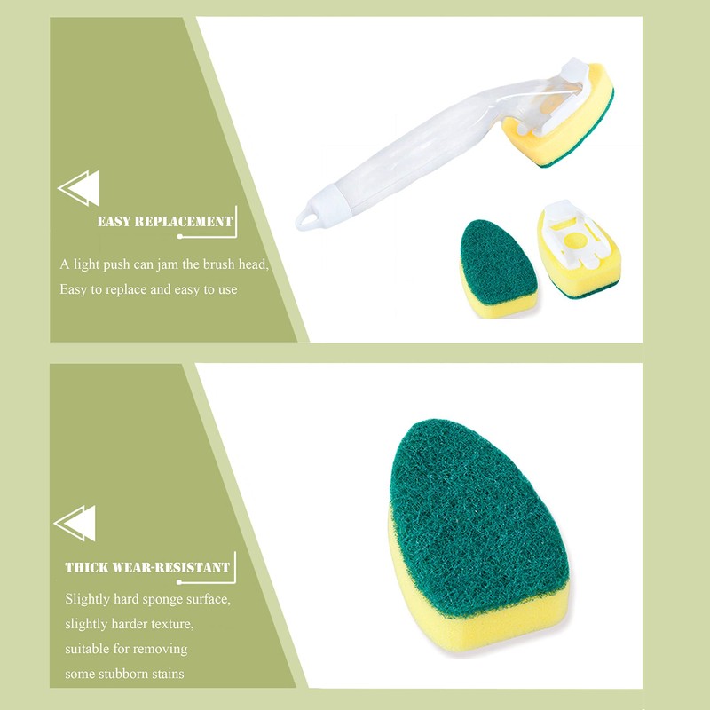 Cleaning Sponge Dish Sponge with Handle Dish Wall Sponge Washing