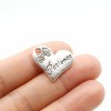 MIXED SET- 9 FRUIT OF THE SPIRIT Heart Charms Silver