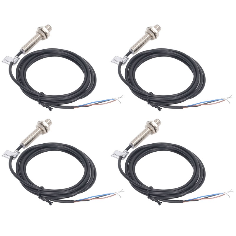 4 Sets Inductive Proximity Switch 8mm Diameter NPN Output 3