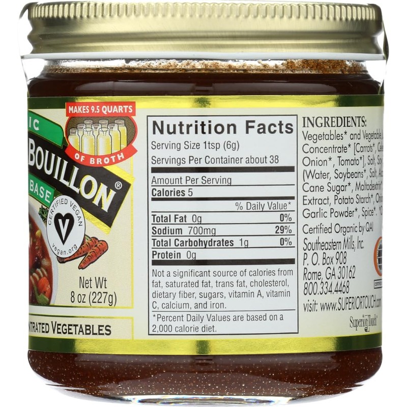 Better Than Bouillon Organic Vegetable Base, Made from Seasoned &
