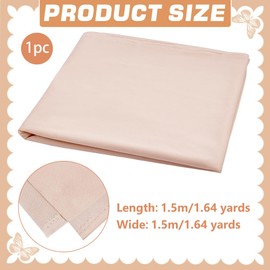 PH PandaHall Fabric for Doll Making 1.5 x 1.5 m Soft Doll Skin Plush Fabric Skin Colour Doll Skin Fabric Lightweight Polyester Doll Body Fabric for Sewing Doll Crochet Doll Animals Apparel