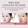 4PCS Pink Collagen Mask,Pink Collagen Face Masks Skincare,Colla/gen Overnight Face