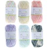 Yokota Yarn Parasol Acrylic Medium Weight Colorful 5 Ball Set