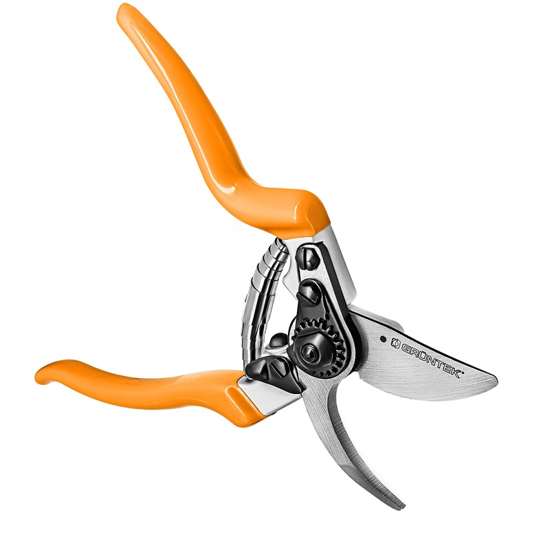 GRÜNTEK Secateurs Z-25, for LEFT-HANDER, forged, premium bypass pruning shears