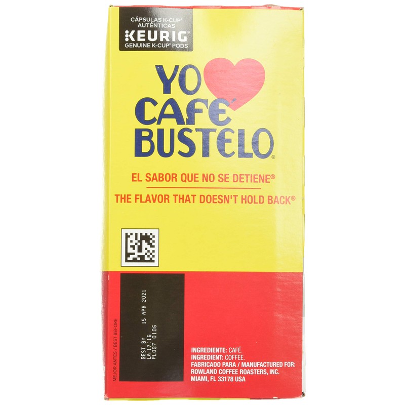 Cafe Bustelo K-cup Packs, Espresso Style, 24 Count