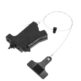 Boxonly Fuel Door Lock Actuator 81590-B8000 Compatible with Hyundai Santa Fe 2013–2018, for Santa Fe XL 2019 – Gas Filler Door Opener with Release Cable, 2-Pin Plug Style