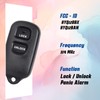 Key Fob Keyless Entry Remote Compatible with Toyota Tundra丨 Highlander丨