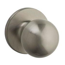 Weiser Regina Satin Nickel Door Knob, Non-turning Interior Door Handles/Dummy Knobs for Wardrobe, Closet Door & French Doors, Cabinet Handle/Cupboard Handles, Traditional Home Décor