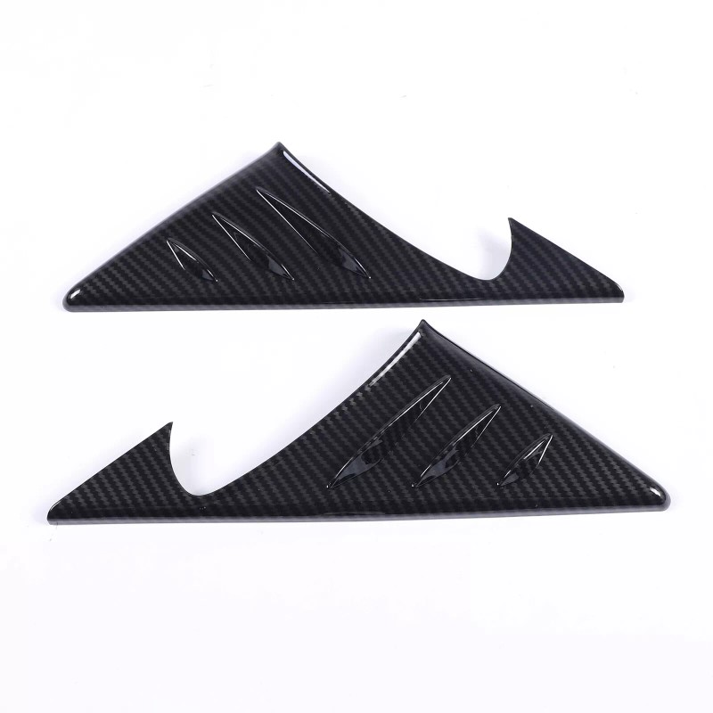 Nicecar-88 Carbon Fiber ABS Rear View Mirror A Pillar Trim