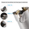 sourcing map 18mm Carbide Hole Cutter, Hole Saws for Stainless