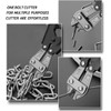 8 Inch Steel Bolt Cutter, Cr-V Mini Wire Cutter, Cable,