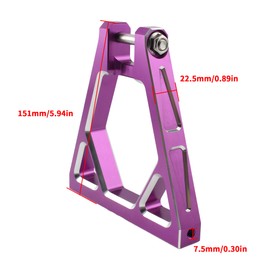 ABCERRSI Sur Ron Suspension Triangle，Electric Dirt Bike Aluminum Suspension Linkage for Segway X160 X260 (Purple)