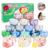 Velas Aromáticas, Velas Perfumadas De Cera De Soja 16 Piezas
