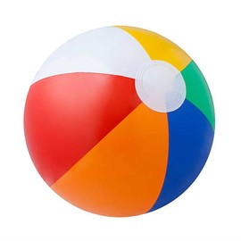 SHATCHI 2pcs 24in Beach Ball Inflatable Rainbow Coloured Holiday Swimming Pool Party Toys Blow Up Summer Outdoor Games