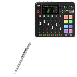 BoxWave Stylus Pen Compatible with RODECaster Pro II - FineTouch Capacitive Stylus, Super Precise Stylus Pen - Metallic Silver
