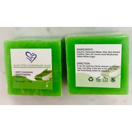 Generic Soap de Aloe Vera Self- Care Jabón de Sávila, hidratante y limpia tu piel, 1 Count (Pack of 1)