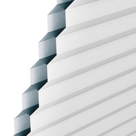 Original VELUX Honeycomb Pleated Blind DuoLine FHC CK04 1045S / Control Type: Manual / Colour: Plain White / Window Size: CK04 / Window Types: GGU, GGL, GPU, GPL, GTU, GTL, GXU, GXL _14410