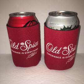 Unbranded 2 NASCAR Tony Stewart Old Spice Promo "Experience Is Everything" Can Koozie Cozy