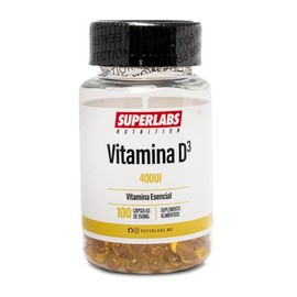 Superlabs Nutrition Vitamina D3 400 UI 100 Softgels