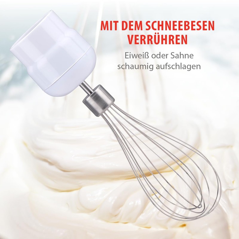 alpina Hand Blender Set - Purée Stick Chopper - Hand
