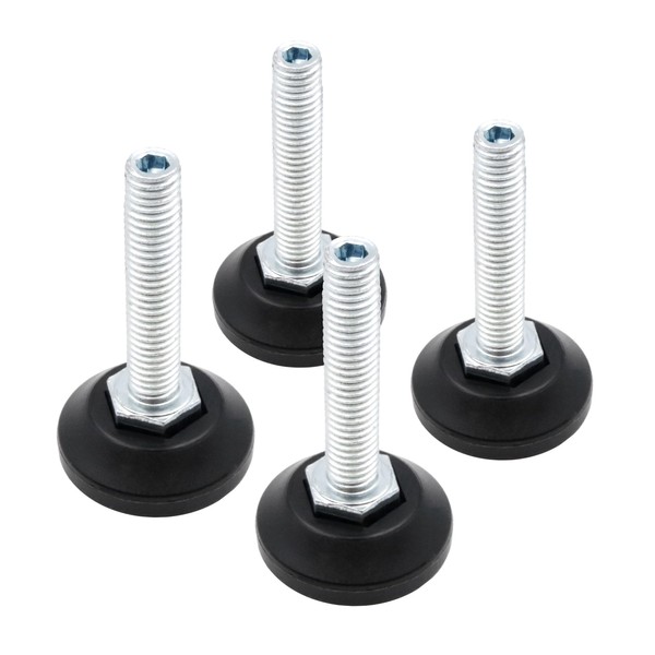 Design61 4 x Adjusting Feet Diameter 30 mm M8 x