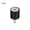 uxcell Rubber Mounts 4pcs M5 Male/Female Vibration Isolator Shock Absorber,