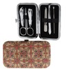 Cork Manicure Pedicure Set 6 Pieces Nail Scissors Cuticle Tools