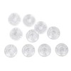 10Pcs Guitar Effect Pedal Footswitch Topper ABS Clear Single Pedal