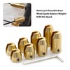 Shkalacar 12pack Brass Wheel Spoke Balance Weights for Motorcycle, Balance