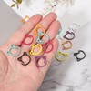 sourcing map 50pcs Stitch Markers, Spiral Stitch Markers Crochet Needle