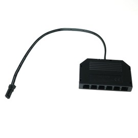 RLECS 6 in 1 Splitter Six-Hole Dupont Junction Box LED Light Branch Box for Cabinet Kitchen Lights