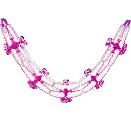 Christmas Concepts® 9ft x 1ft Large Round Foil Garland Festive Hanging Decorations – Christmas Trimming (Pink)