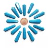 Blue Howlite Double Terminated Points Massage Wands