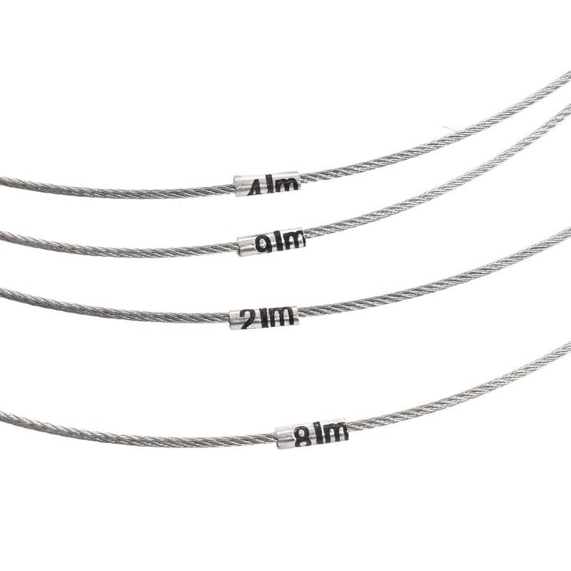 Steel Wire Measuring Rope Good Flexibility Sturdy Steel Rope Measuring
