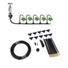 Above Ground Sprinkler System with 360 Degree Adjustable Bendable Nozzle
