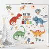 DECOWALL SG2-2425 Boho Dinosaur Wall Stickers Dino Palm Tree Wall
